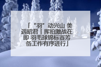 “羽”动兴山 美遇昭君丨挥拍激战在即 羽毛球锦标赛筹备工作有序进行