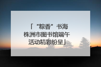 “粽香”书海 株洲市图书馆端午活动精彩纷呈