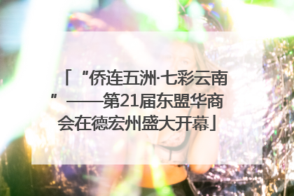 “侨连五洲·七彩云南”——第21届东盟华商会在德宏州盛大开幕