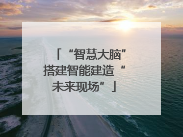 “智慧大脑”搭建智能建造“未来现场”