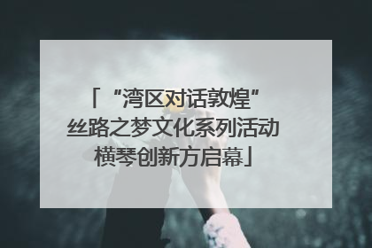 “湾区对话敦煌” 丝路之梦文化系列活动横琴创新方启幕