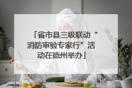 省市县三级联动“消防审验专家行”活动在德州举办