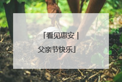看见惠安｜父亲节快乐