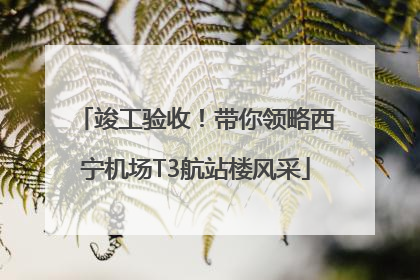竣工验收！带你领略西宁机场T3航站楼风采