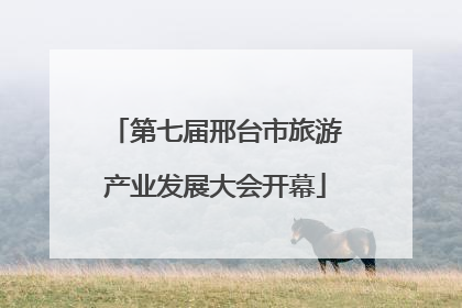 第七届邢台市旅游产业发展大会开幕