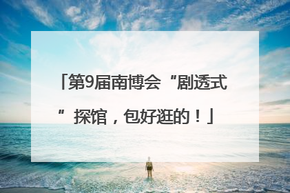 第9届南博会“剧透式”探馆，包好逛的！