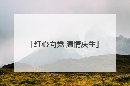红心向党 温情庆生