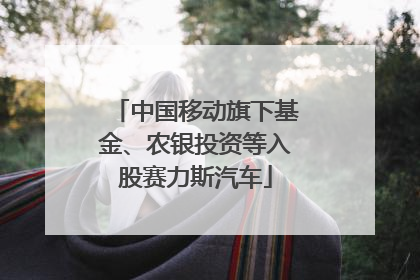 中国移动旗下基金、农银投资等入股赛力斯汽车