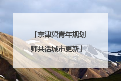 京津冀青年规划师共话城市更新