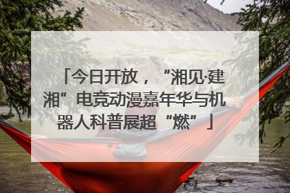 今日开放，“湘见·建湘”电竞动漫嘉年华与机器人科普展超“燃”