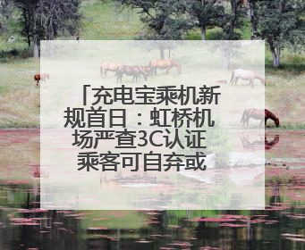 充电宝乘机新规首日：虹桥机场严查3C认证 乘客可自弃或快递