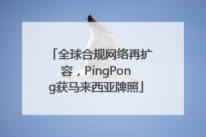 全球合规网络再扩容，PingPong获马来西亚牌照