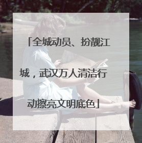 全城动员、扮靓江城，武汉万人清洁行动擦亮文明底色