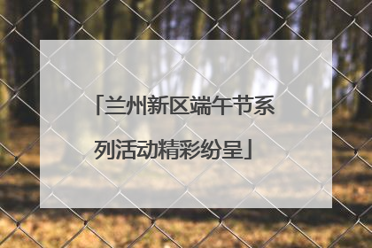 兰州新区端午节系列活动精彩纷呈