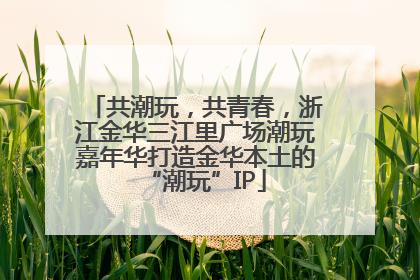 共潮玩，共青春，浙江金华三江里广场潮玩嘉年华打造金华本土的“潮玩”IP