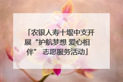 农银人寿十堰中支开展“护航梦想 爱心相伴” 志愿服务活动