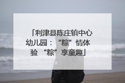 利津县陈庄镇中心幼儿园：“粽”情体验 “粽”享童趣