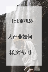 北京机器人产业如何释放活力