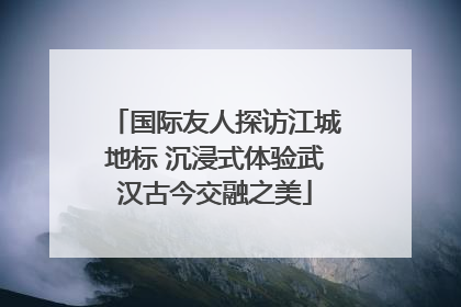 国际友人探访江城地标 沉浸式体验武汉古今交融之美