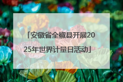 安徽省全椒县开展2025年世界计量日活动