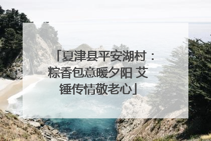 夏津县平安湖村：粽香包意暖夕阳 艾锤传情敬老心