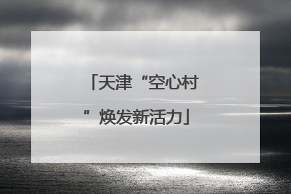 天津“空心村”焕发新活力