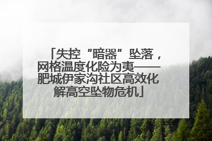 失控“暗器”坠落，网格温度化险为夷——肥城伊家沟社区高效化解高空坠物危机