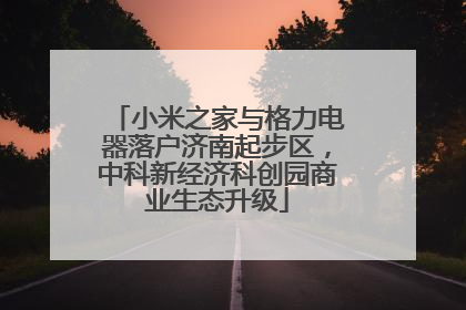 小米之家与格力电器落户济南起步区，中科新经济科创园商业生态升级