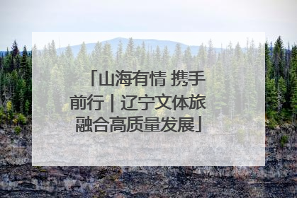 山海有情 携手前行｜辽宁文体旅融合高质量发展