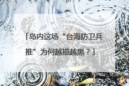 岛内这场“台海防卫兵推”为何越描越黑？