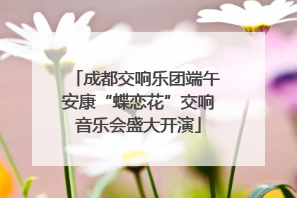 成都交响乐团端午安康“蝶恋花”交响音乐会盛大开演