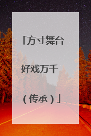 方寸舞台 好戏万千（传承）