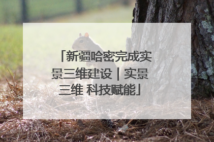 新疆哈密完成实景三维建设｜实景三维 科技赋能