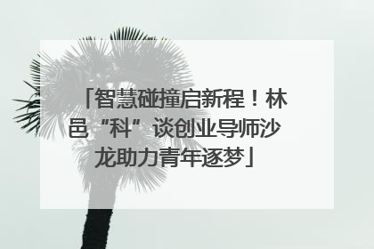 智慧碰撞启新程！林邑“科”谈创业导师沙龙助力青年逐梦