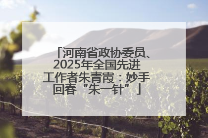 河南省政协委员、2025年全国先进工作者朱青霞：妙手回春“朱一针”