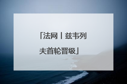 法网丨兹韦列夫首轮晋级