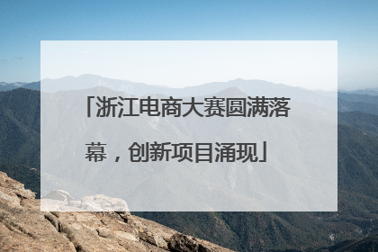 浙江电商大赛圆满落幕，创新项目涌现