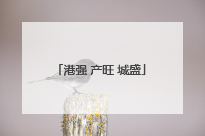 港强 产旺 城盛