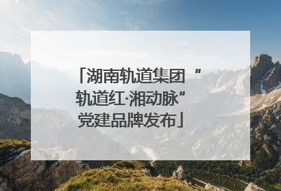 湖南轨道集团“轨道红·湘动脉”党建品牌发布