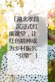 湖北孝昌：沉浸式红廉课堂，让红色精神成为乡村振兴“引擎”