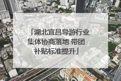 湖北宜昌导游行业集体协商落地 带团补贴标准提升