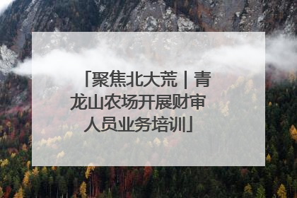 聚焦北大荒｜青龙山农场开展财审人员业务培训