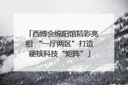 西博会绵阳馆精彩亮相 “一厅两区”打造硬核科技“矩阵”