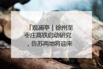观澜亭｜徐州至枣庄高铁启动研究，鲁苏两地将迎来交通经济双利好