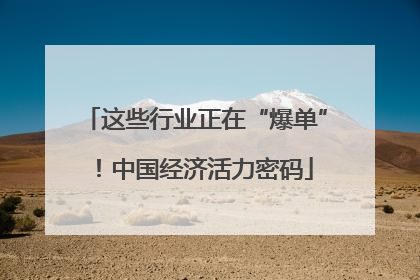 这些行业正在“爆单”！中国经济活力密码