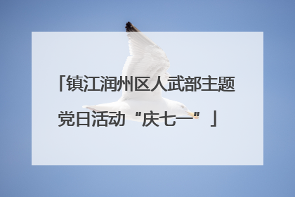 镇江润州区人武部主题党日活动“庆七一”