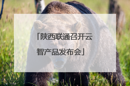 陕西联通召开云智产品发布会
