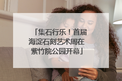 集石行乐！首届海淀石刻艺术周在紫竹院公园开幕