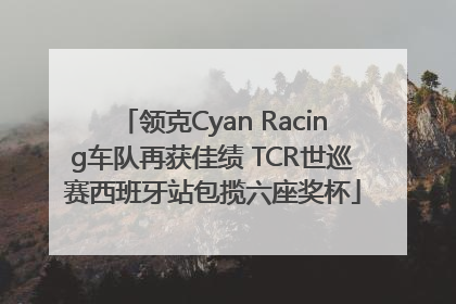 领克Cyan Racing车队再获佳绩 TCR世巡赛西班牙站包揽六座奖杯