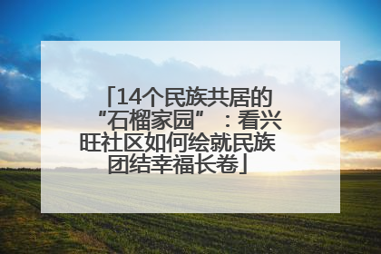 14个民族共居的“石榴家园”：看兴旺社区如何绘就民族团结幸福长卷